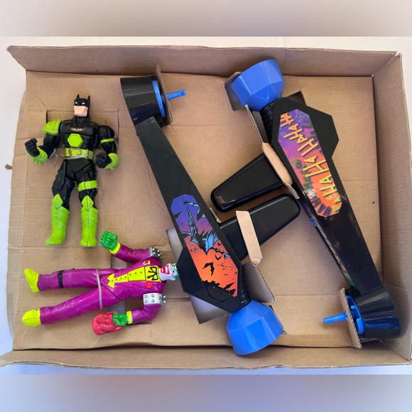 SOLD - VTG 1998 Kenner Batman Knight Force Ninjas Karate Fighters - In Box! - Picture 15 of 16